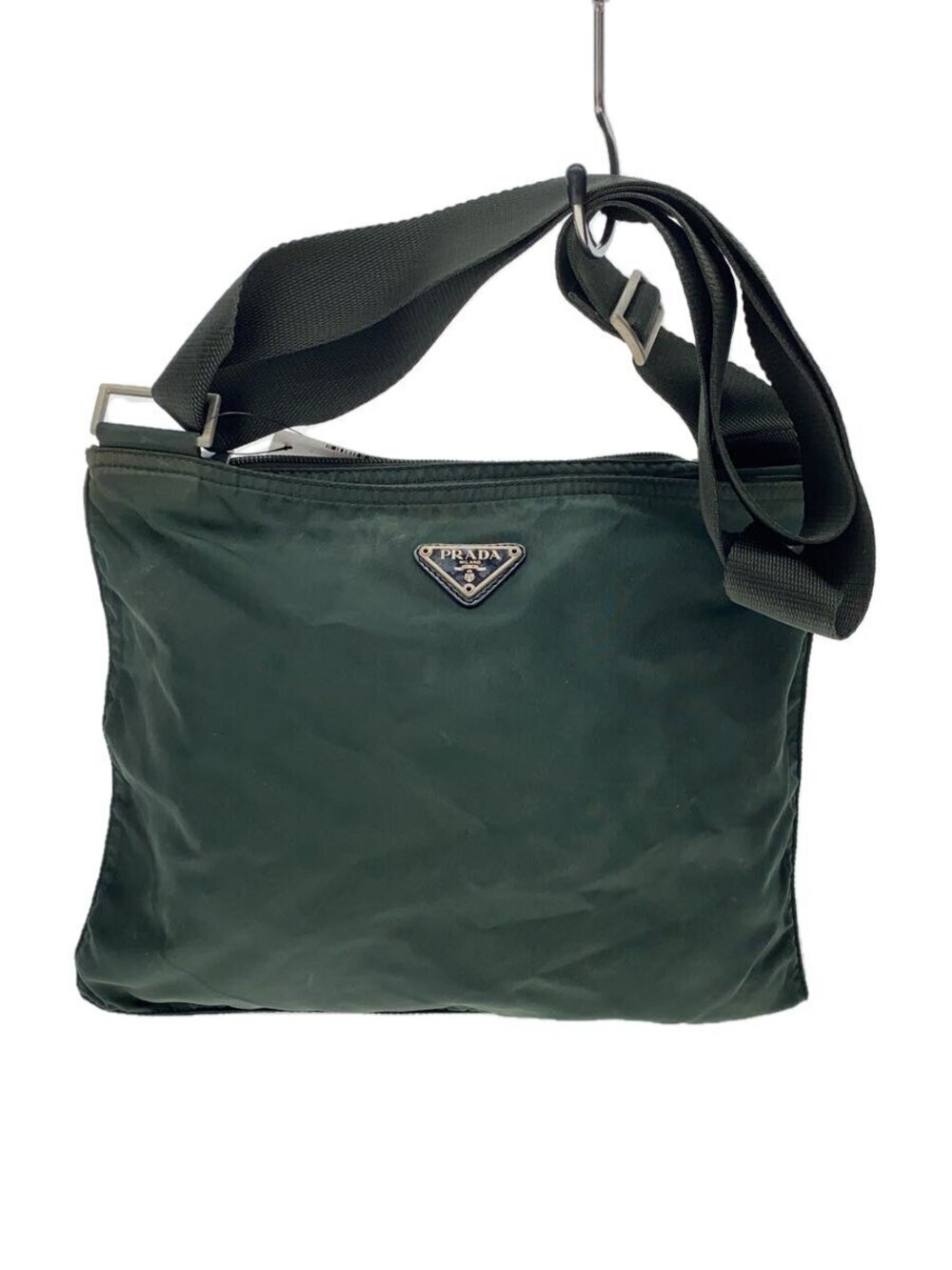 Prada Tessuto Crossbody Shoulder Bag khaki green